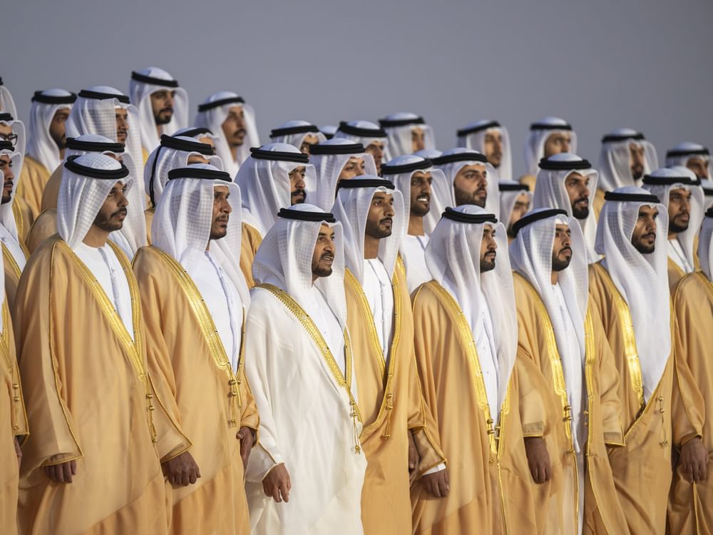 Hamdan Bin Zayed Attends Al Dhafra Fort Ceremony To Mark UAE 52nd Union