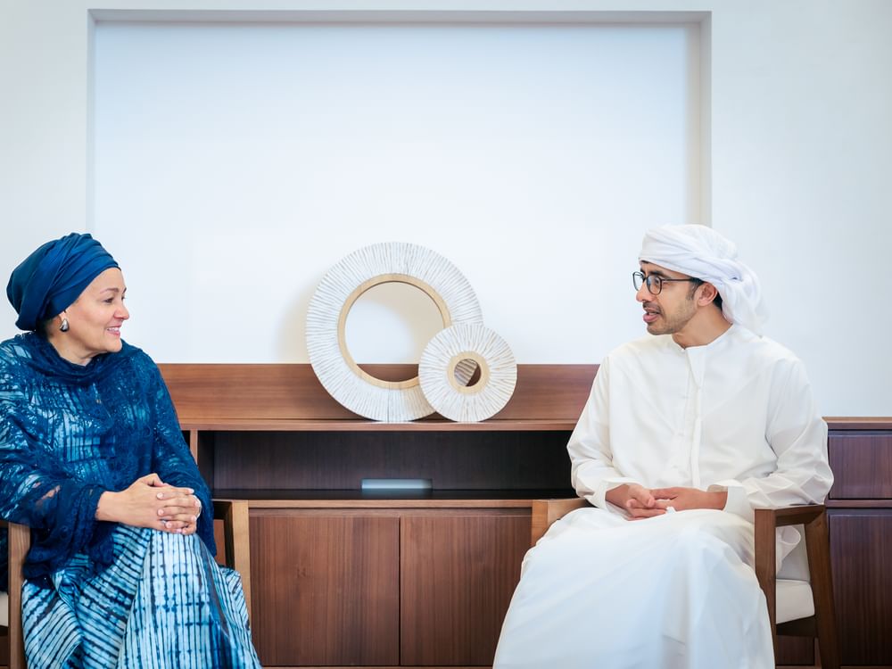 Abdullah Bin Zayed Receives UN Deputy Secretary General Emirates News