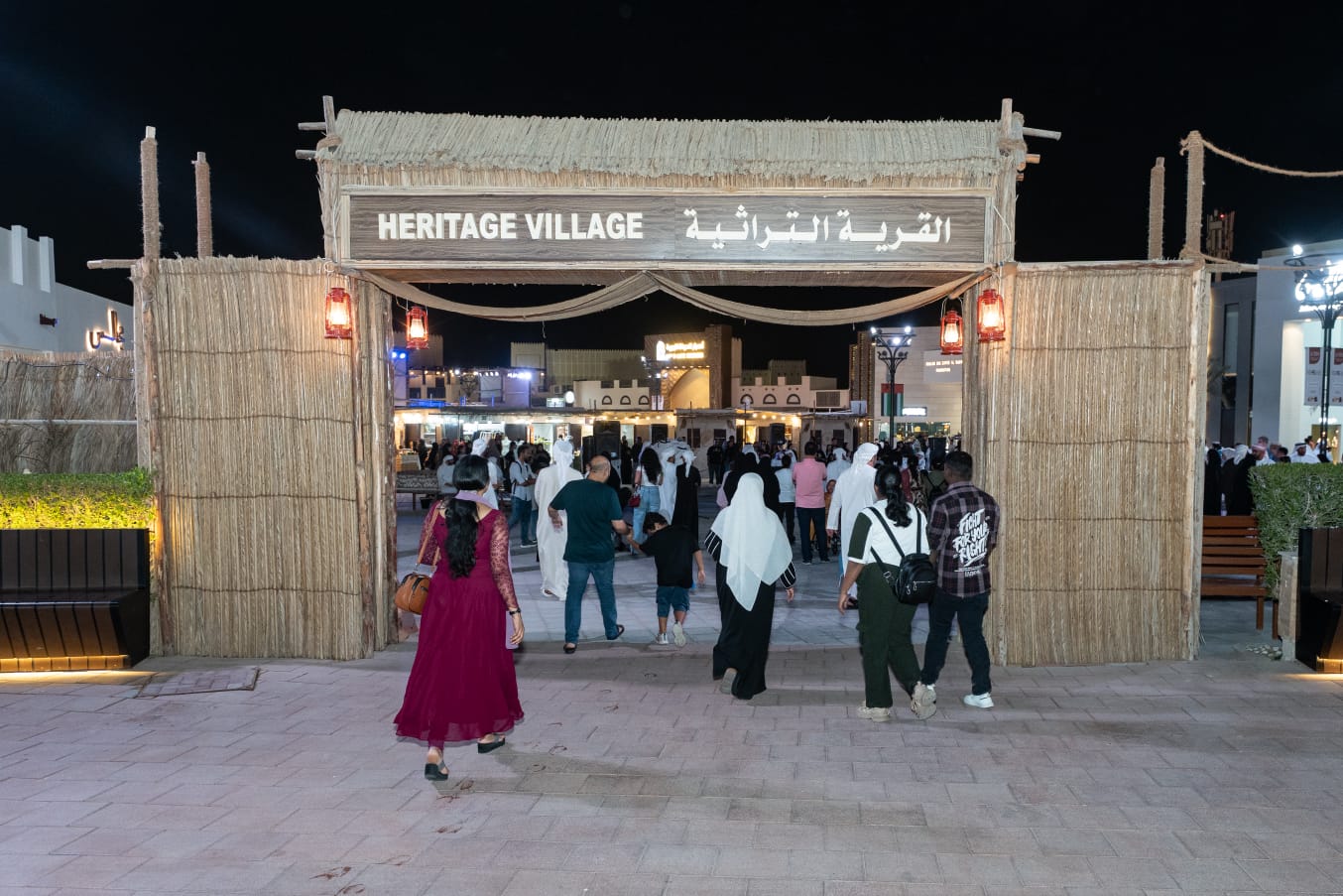 The heritage village at the Sheikh Zayed Festival attracts visitors with interactive experiences The heritage village at the Sheikh Zayed Festival attracts visitors with interactive experiences