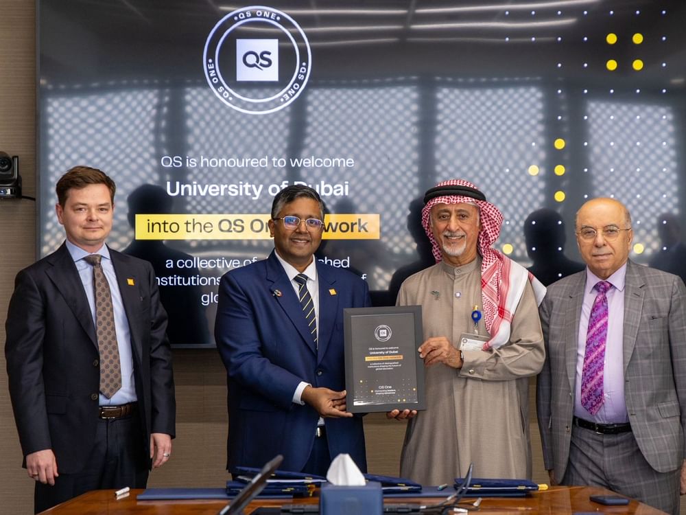 مذكرة تفاهم بين جامعة دبي و"كيو إس" بمجال التصنيف الأكاديمي 	