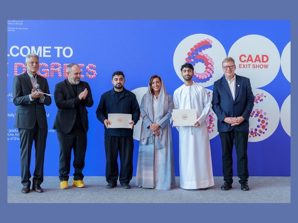 Bodour Al Qasimi inaugurates 'Six Degrees' exhibition