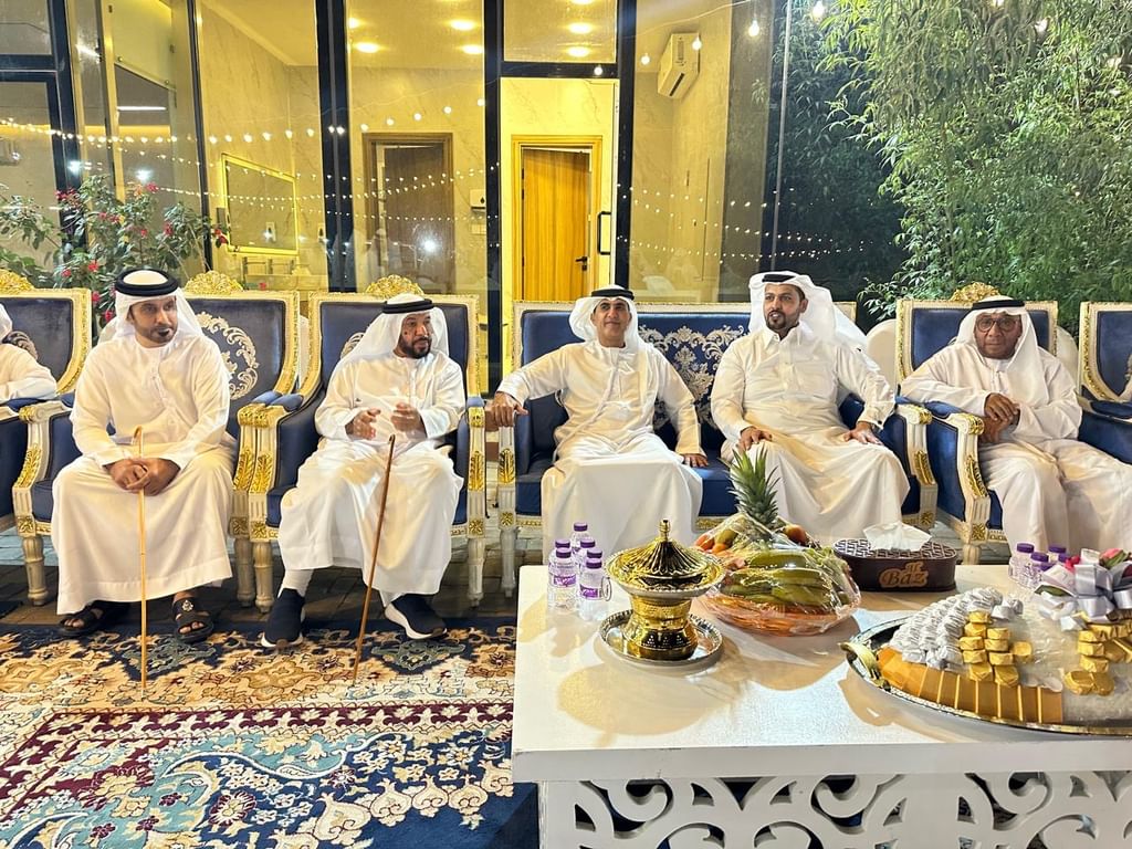 سالم بن سلطان القاسمي يحضر احتفالية عيد الفطر في الفحلين برأس الخيمة