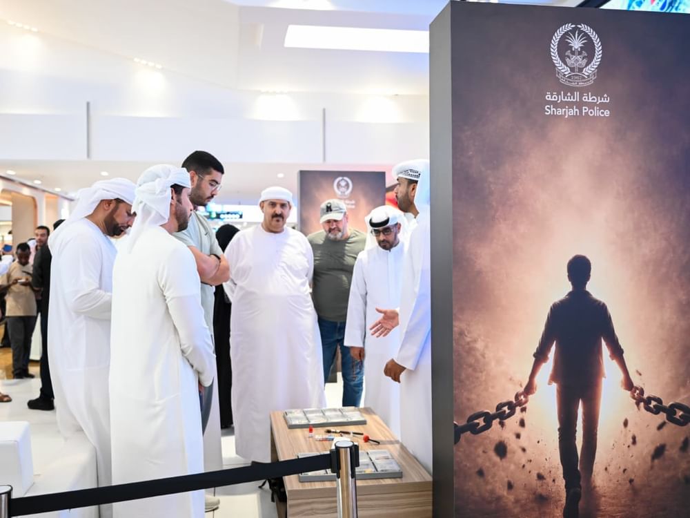شرطة الشارقة تختتم فعاليات منصتها التوعوية لمكافحة المخدرات