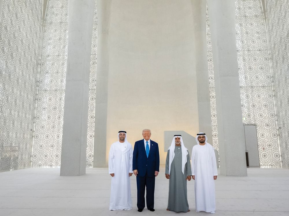 El presidente de EE UU visita la Casa Abrahámica en Abu Dabi
