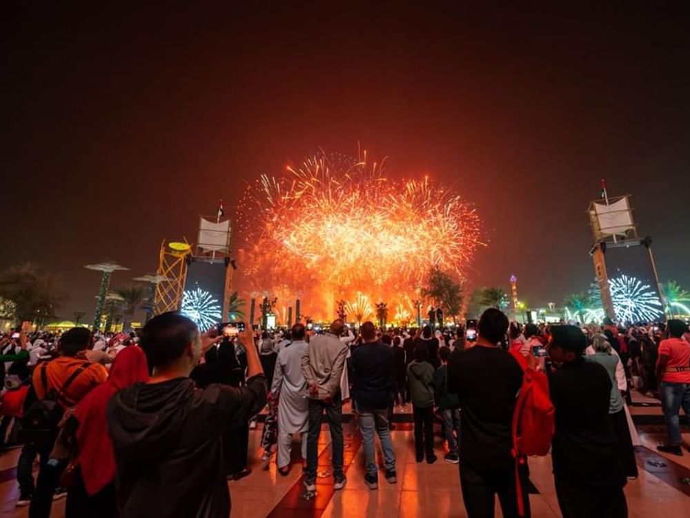 تواصل الاحتفالات بعيد الاتحاد في مهرجان الشيخ زايد