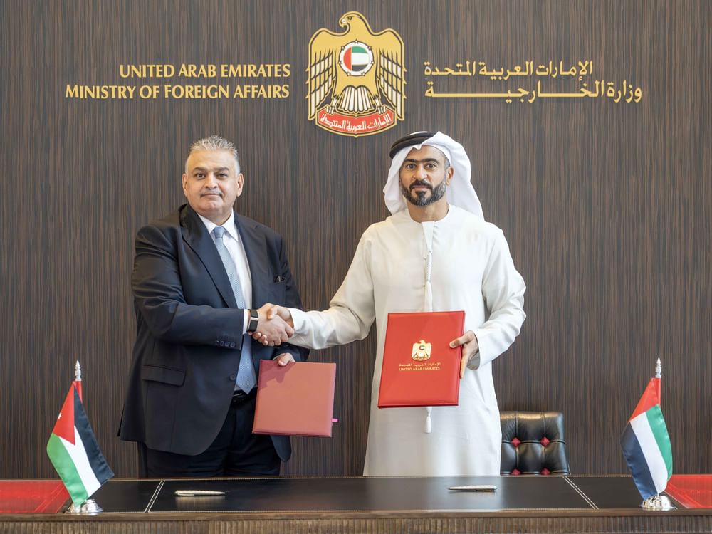 UAE, Jordan sign Memorandum of Understanding to establish Joint Consular Committee