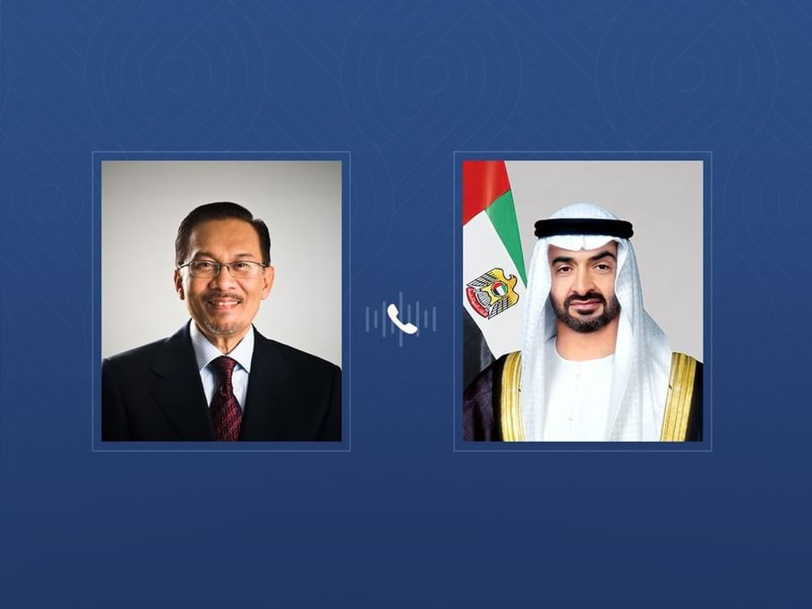 امارات کے صدر اور ملائیشیا کے وزیر اعظم کا رابطہ، خطے کی صورتحال پر تبادلہ خیال