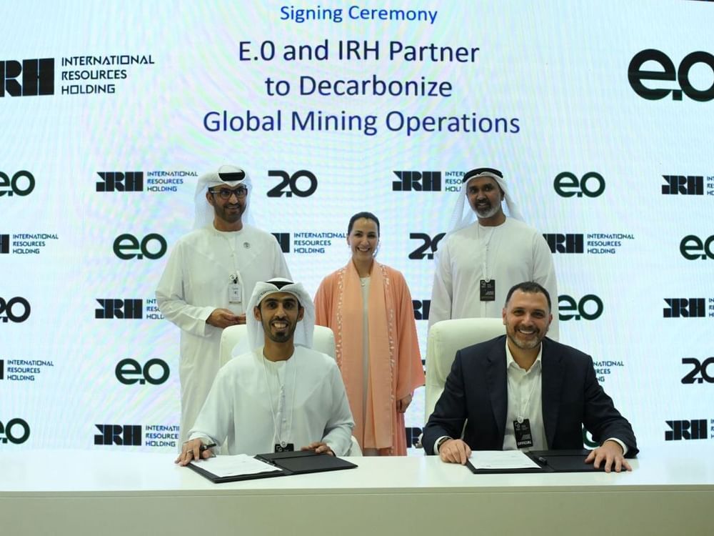 EPointZero, International Resources Holding sign MoU to decarbonise global mining operations