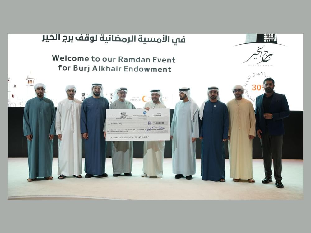 "برج الخير" يخصص مليوني درهم لدعم "وقف أم الإمارات" ومشاريع الهلال الأحمر