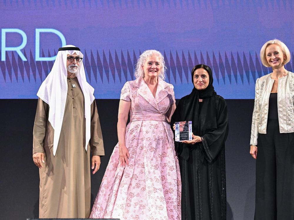 American Community School of Abu Dhabi honours Sheikha Lubna bint Khalid Al Qasimi