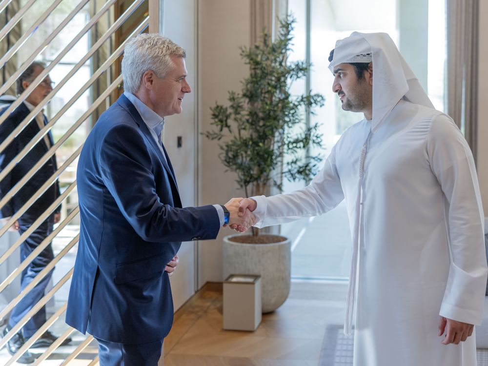 Maktoum bin Mohammed meets CEO of WPP