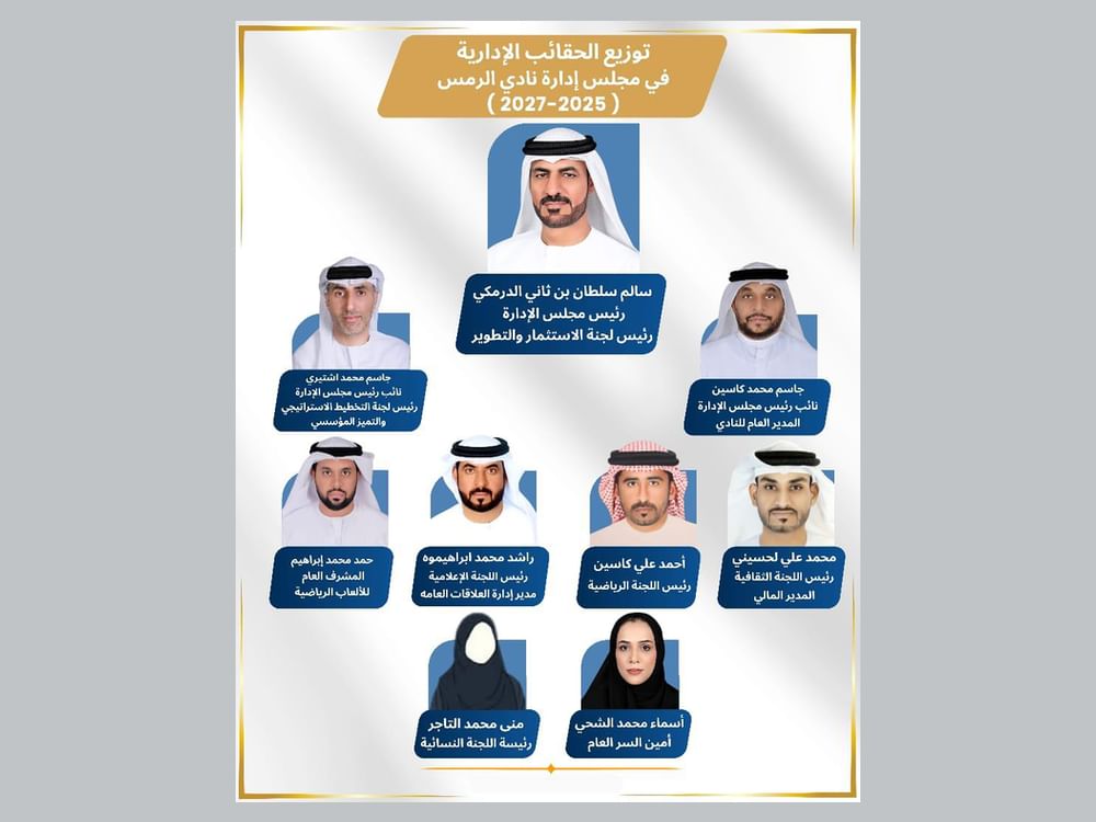 مجلس إدارة نادي الرمس الجديد يوزع المناصب الإدارية ويقر خططه الإستراتيجية
