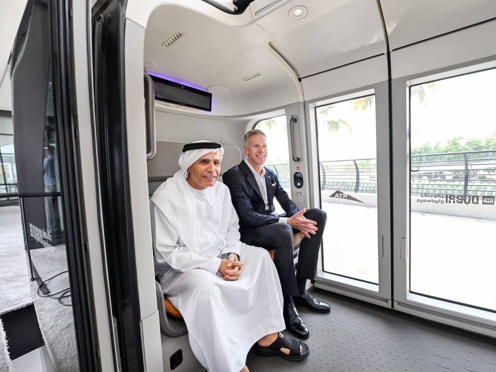 RTA launches trial operation of Dubai Glydways automated transit system at Bluewaters