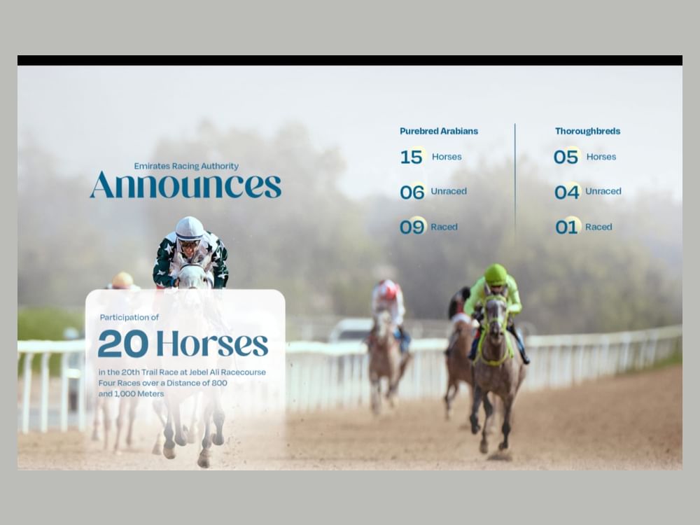 20th Trial Race at Jebel Ali Racecourse concludes