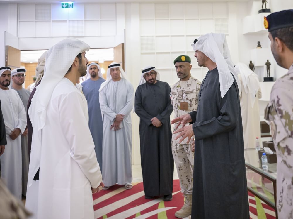 رئيس الدولة يزور وزارة الدفاع 