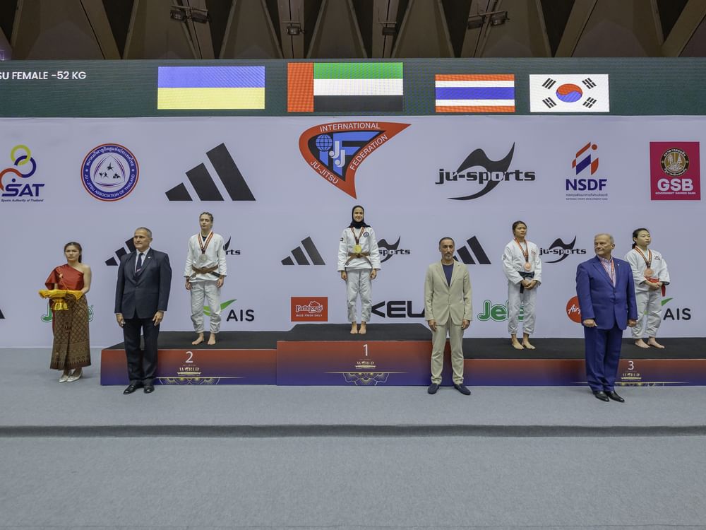 Three-medal start for UAE women at Jiu-Jitsu World Championship in Thailand