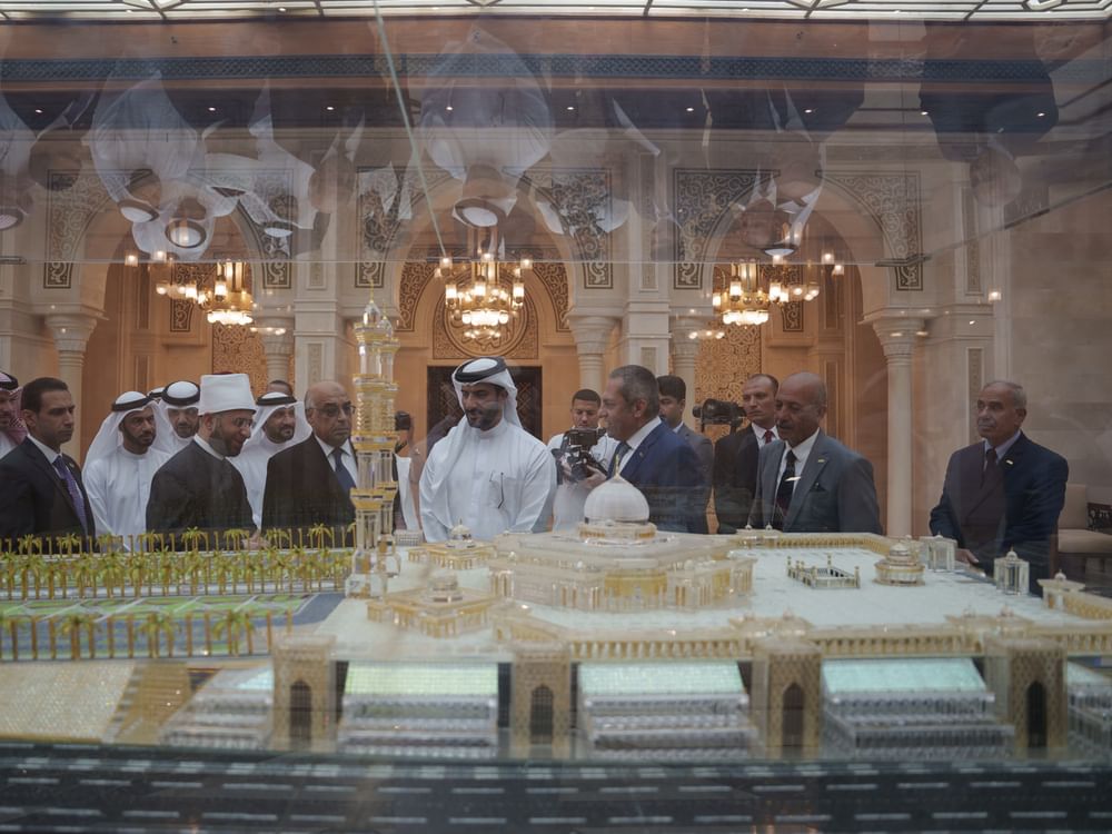 سلطان بن أحمد القاسمي يزور مركز مصر الثقافي الإسلامي في العاصمة الإدارية الجديدة بالقاهرة