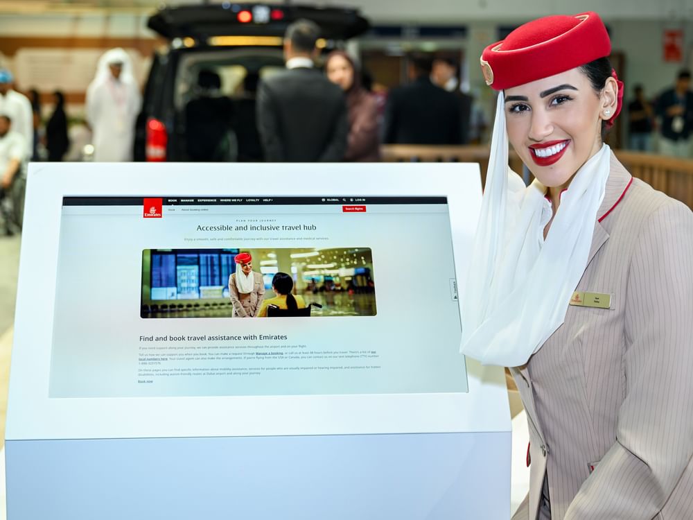 طيران الإمارات تستعرض ابتكاراتها في "إكسبو أصحاب الهمم"