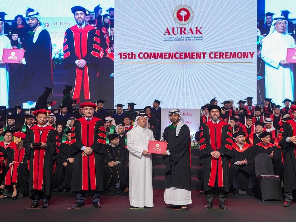 تخريج الدفعة الخامسة عشرة من الجامعة الأمريكية في رأس الخيمة بمشاركة 25 جنسية