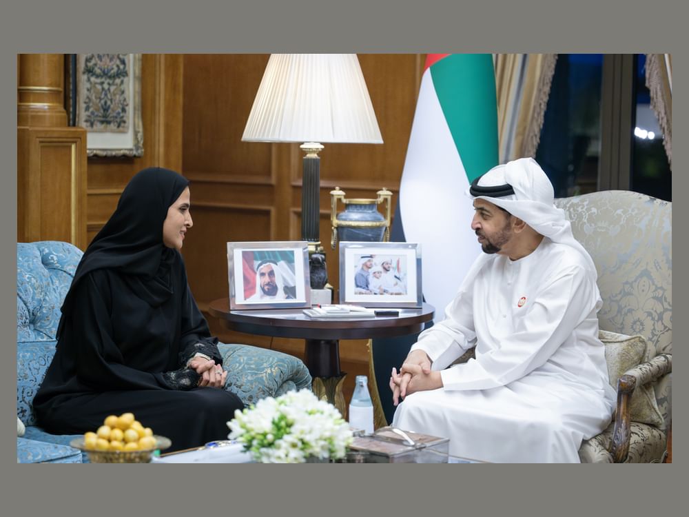 Hamdan bin Zayed receives Minister of State for Entrepreneurship