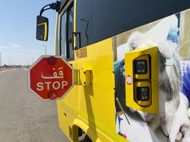 Abu Dhabi Police: AED 1,000 fine, 10 black points for violators of 'STOP' arm on school buses