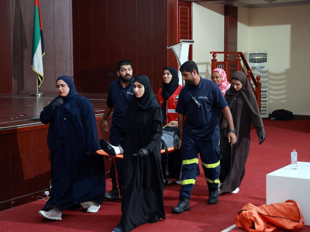 200 متدرب ضمن برنامج الاستجابة لحالات الطوارئ برأس الخيمة