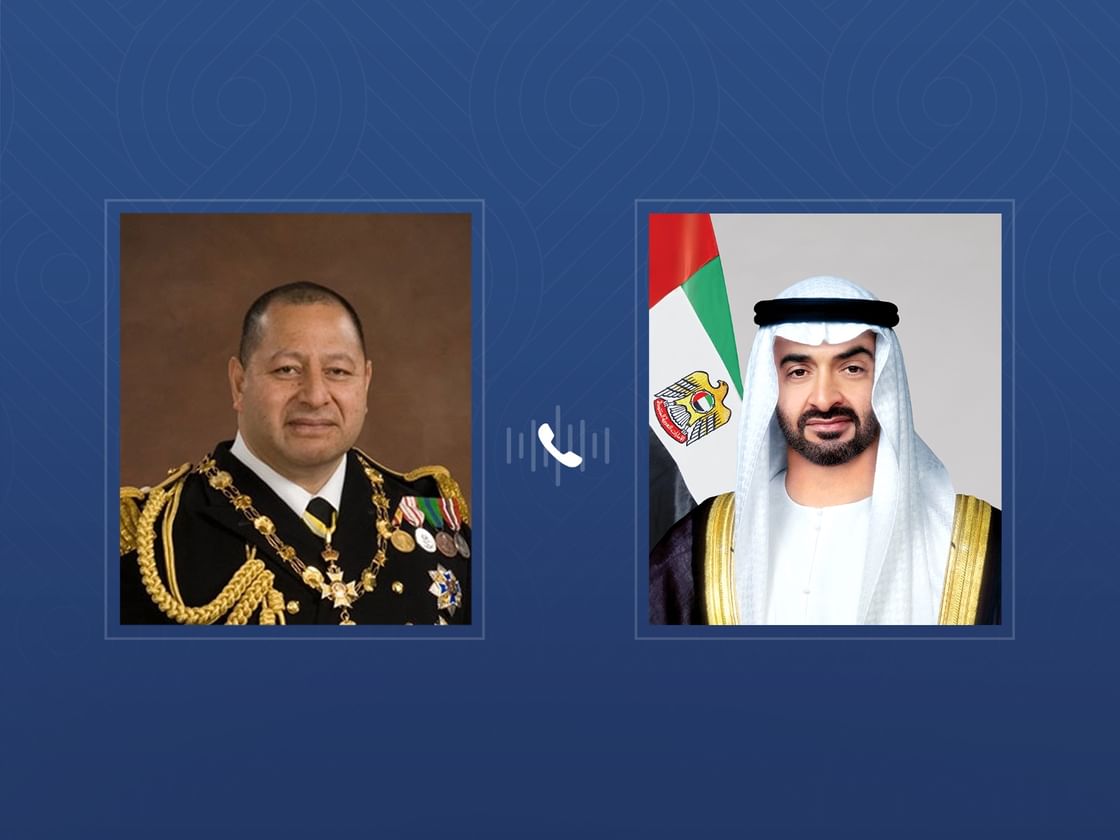 UAE President receives phone call from King of Tonga condemning Iranian attacks targeting the UAE