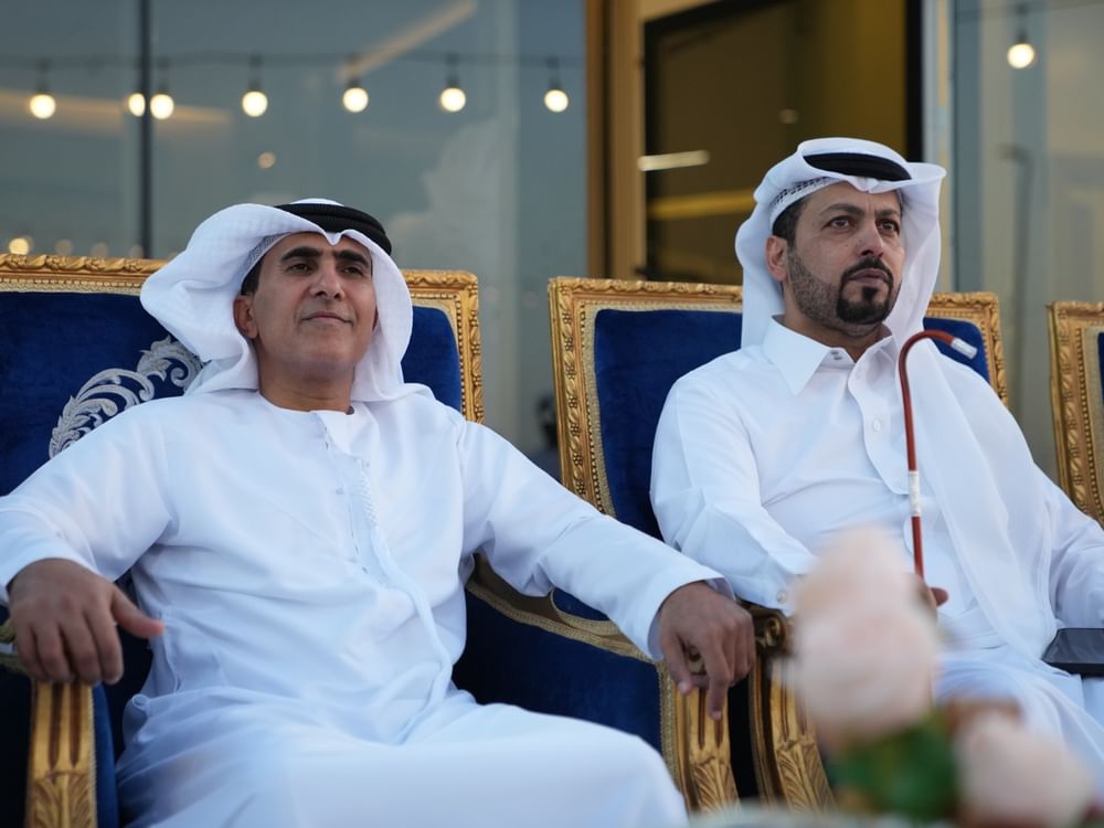 سالم بن سلطان القاسمي يشهد احتفالية العيد التي أقامها قينان الدوسري برأس الخيمة