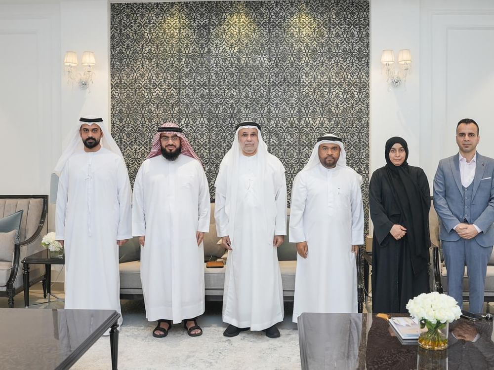 صالح الشرقي يستقبل أعضاء مجلس إدارة نادي الفجيرة للشطرنج والثقافة