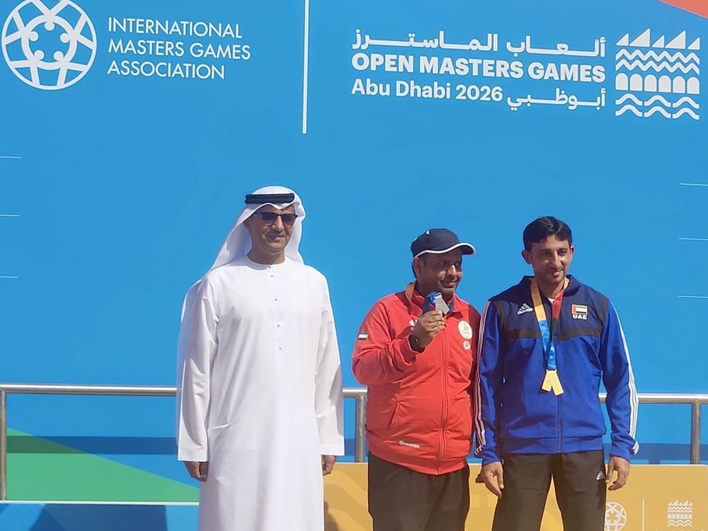 جمعة بن دلموك يتوج بذهبية رماية "التراب" في ألعاب الماسترز "أبوظبي 2026"