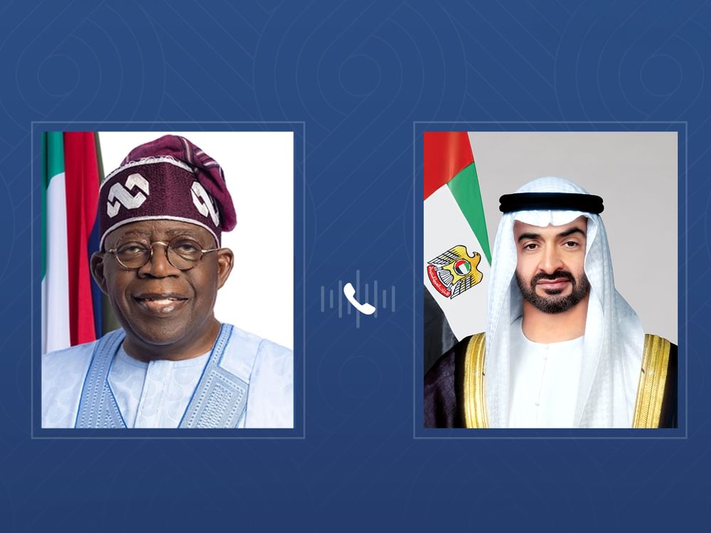 UAE President receives phone call from Nigerian President