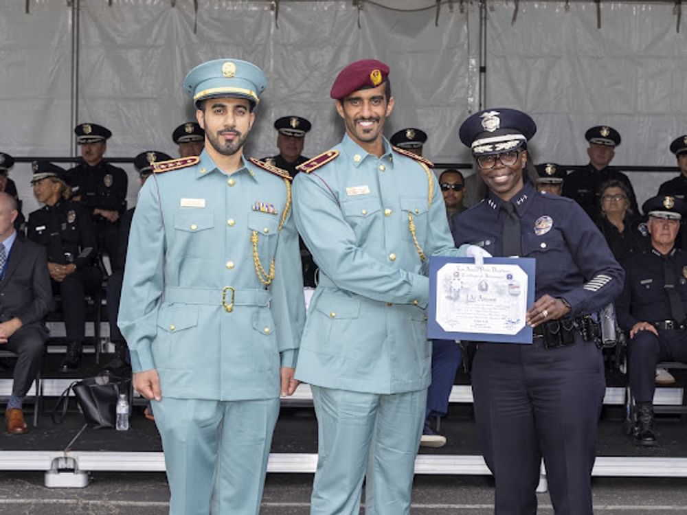 أكاديمية شرطة لوس أنجلوس تحتفل بتخريج الدفعة الـ2 من منتسبي وزارة الداخلية 