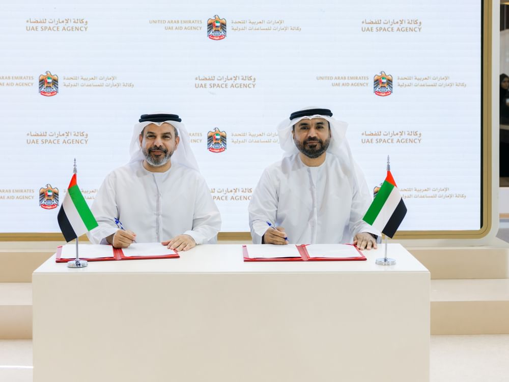 على هامش"ديهاد":اتفاقية شراكة بين وكالتي "الإمارات للمساعدات الدولية" و"الإمارات للفضاء" لتعزيز قدرات المختصين في إدارة الكوارث