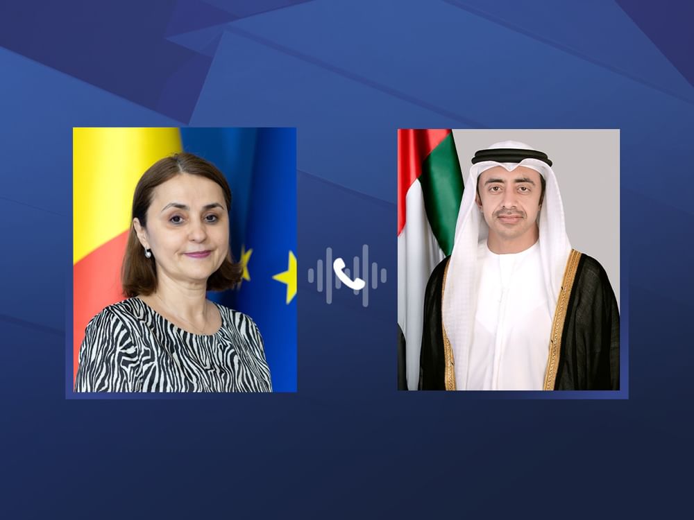 Abdullah bin Zayed und sein rumänischer Amtskollege erörtern bilaterale Beziehungen