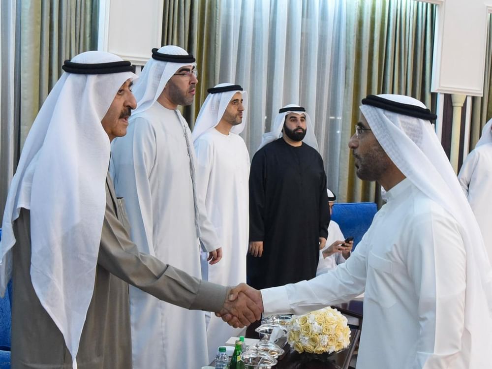 Umm Al Qaiwain Ruler receives Ramadan well-wishers