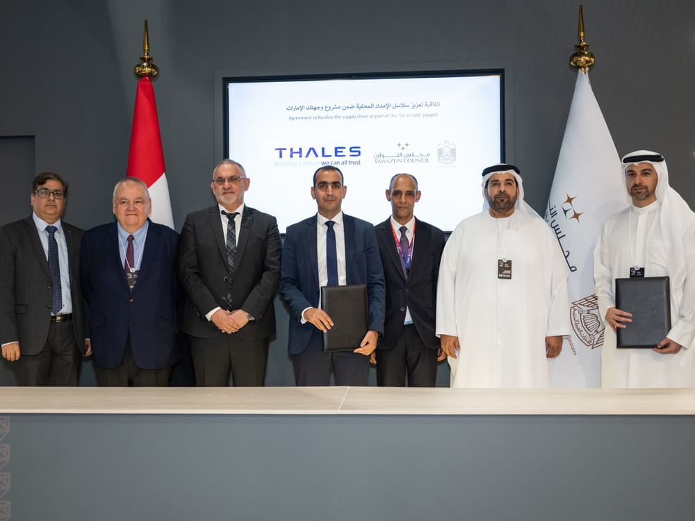 Tawazun Council, Thales sign agreement to support Emirati suppliers with AED600 million work packages