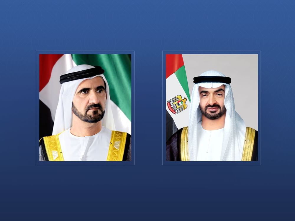 El presidente de Emiratos Árabes Unidos y Mohammed bin Rashid dan la bienvenida a los participantes en la Cumbre Mundial de Gobiernos 2026