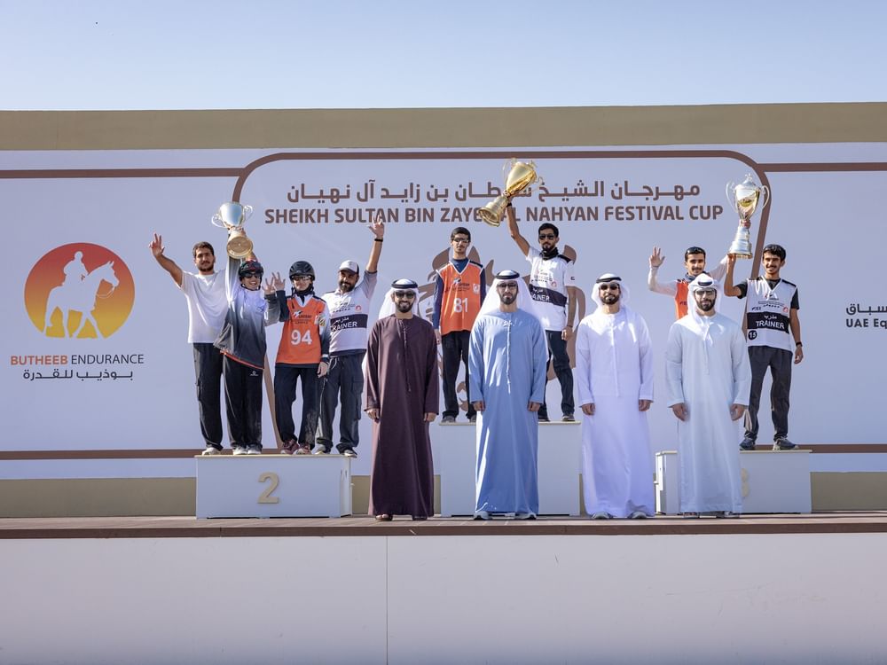 "الفارس إبراهيم علي" بطلا لسباق سلطان بن زايد للقدرة 