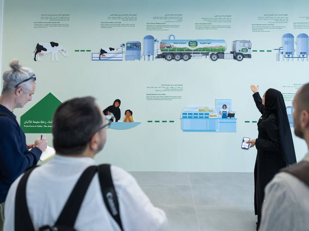 Sharjah Press Club hosts Xposure 2026 media delegation at Mleiha Dairy Factory