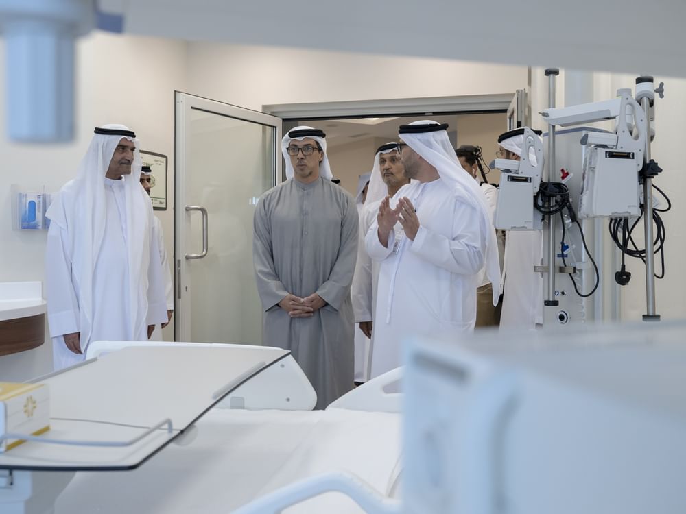 Hamad Al Sharqi, Mansour bin Zayed inaugurate Sheikh Khalifa Hospital in Fujairah