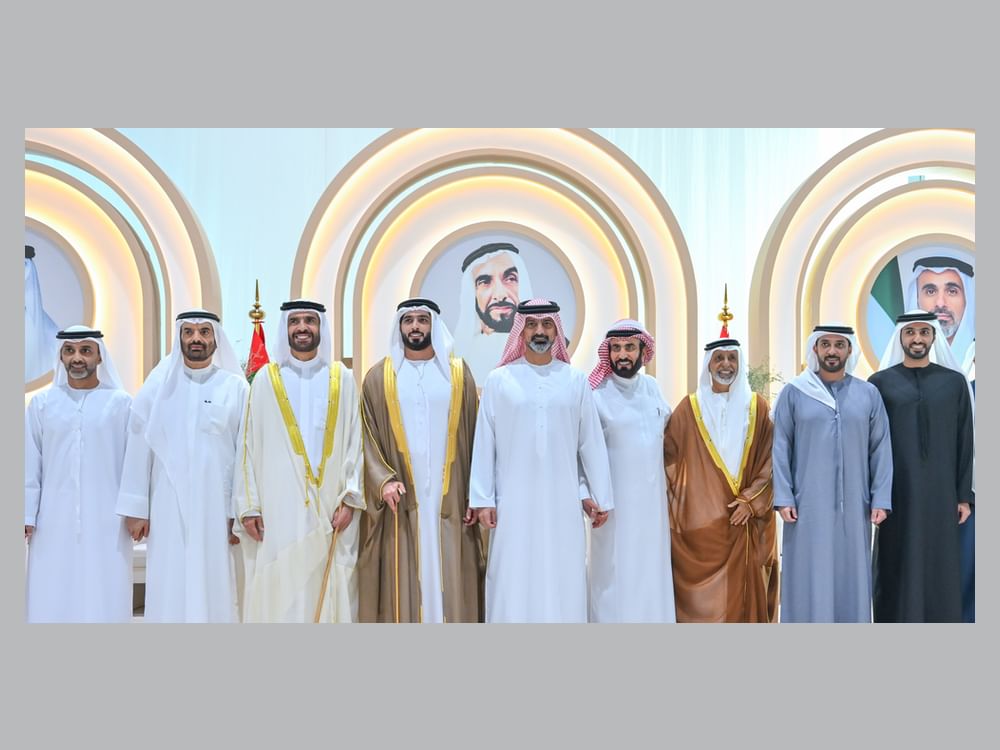 عمار بن حميد والشيوخ يحضرون أفراح القاسمي والمهيري