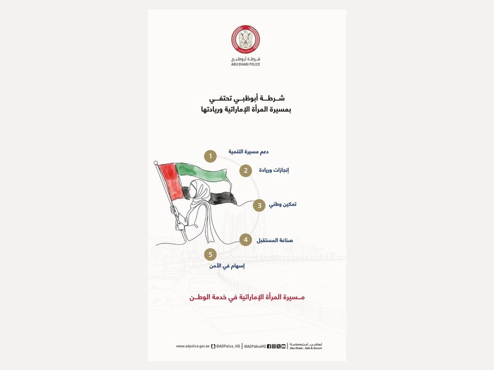 شرطة أبوظبي تنظم ملتقى للمرأة الإماراتية
