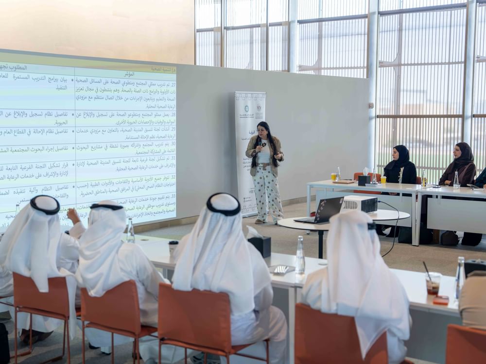 بالتعاون مع "الصحة العالمية".. "الشارقة إمارة صحية" تنظم ورشة تدريبية لتعزيز آليات تطبيق معايير البرنامج