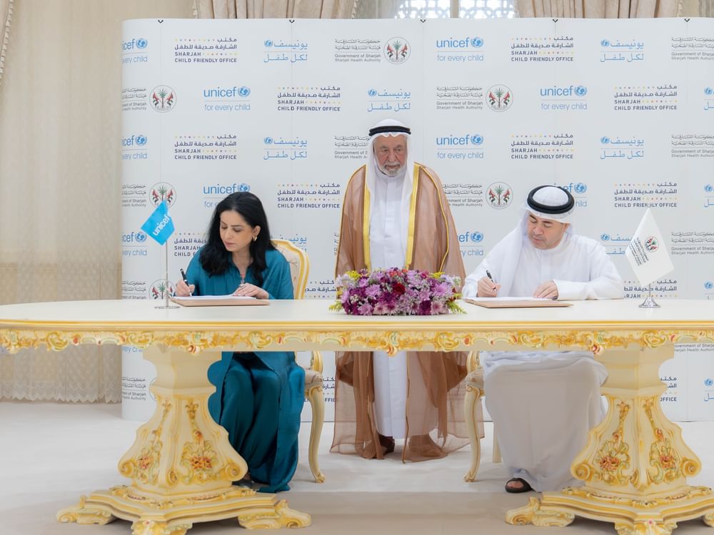 Sharjah Ruler attends Sharjah Health, UNICEF agreement signing ...