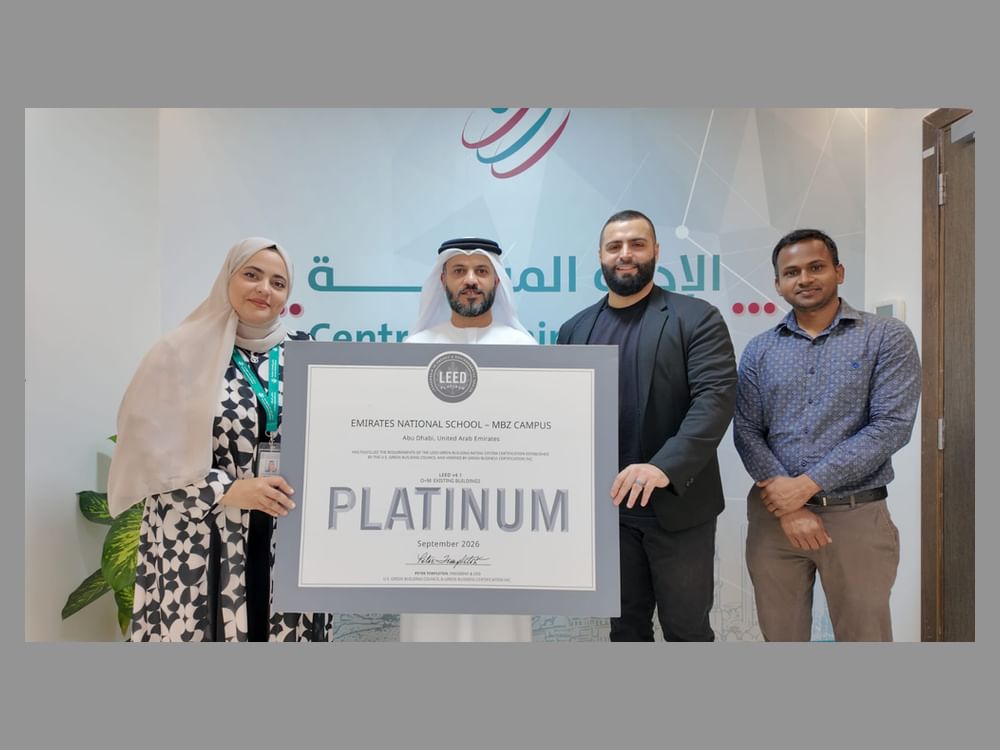Emirates National Schools' Mohamed bin Zayed City Campus first in Middle East to achieve LEED Platinum certification
