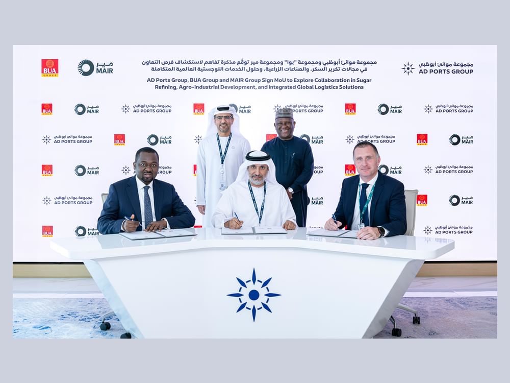 AD Ports Group, BUA Group, MAIR Group sign MoU to explore collaboration in sugar refining, agro-industrial development, integrated global logistics solutions