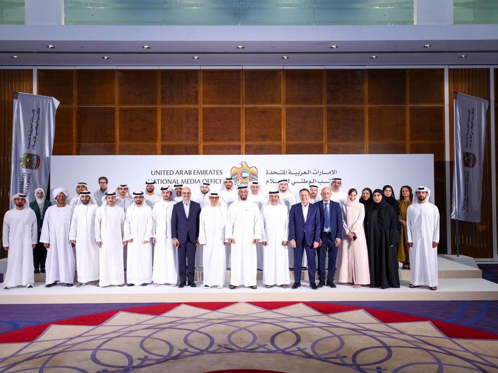 Abdulla Al Hamed meets editors-in-chief of UAE media