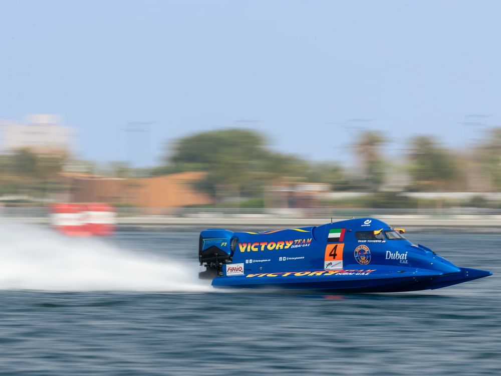"فيكتوري" يتصدر التجارب الحرة في الجولة الرابعة لبطولة العالم للزوارق السريعة