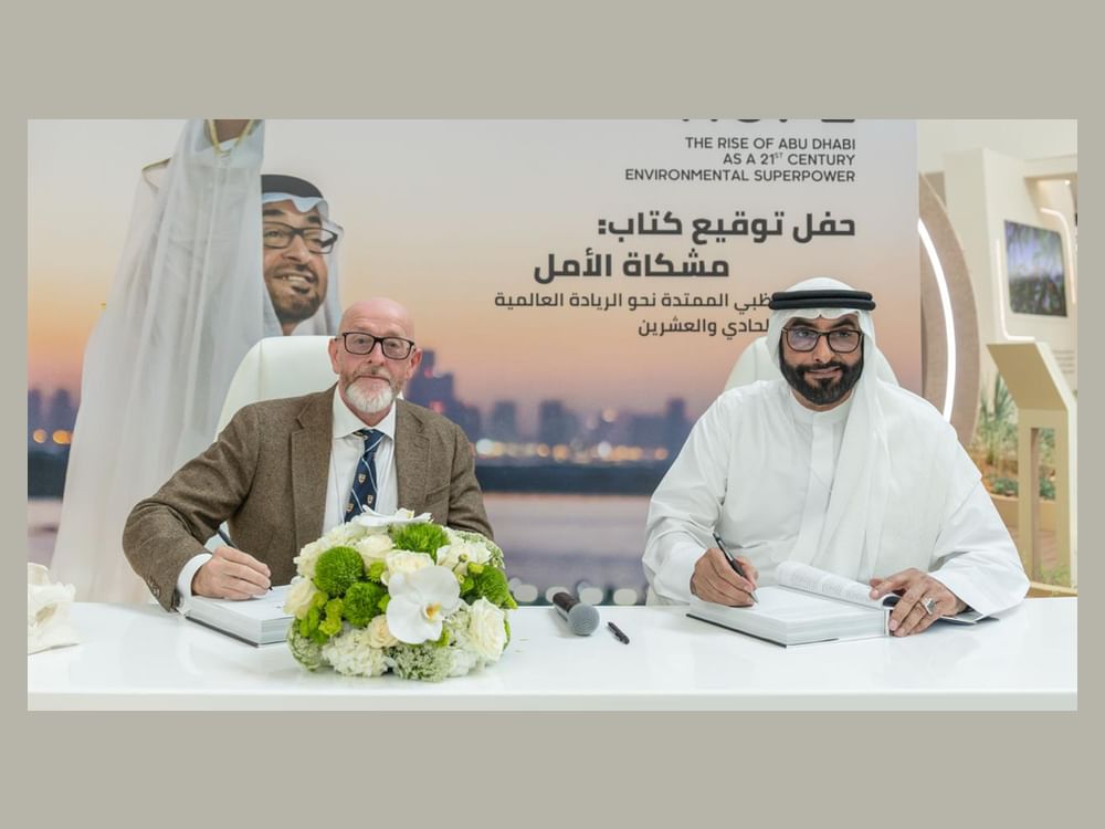 Environment Agency – Abu Dhabi host signing of 'A Climate of Hope' at ADIHEX 2026