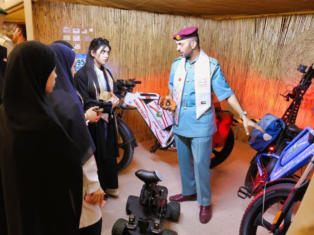 شرطة عجمان تستعرض أحدث ابتكاراتها الذكية في "معرض الاتحاد 54"